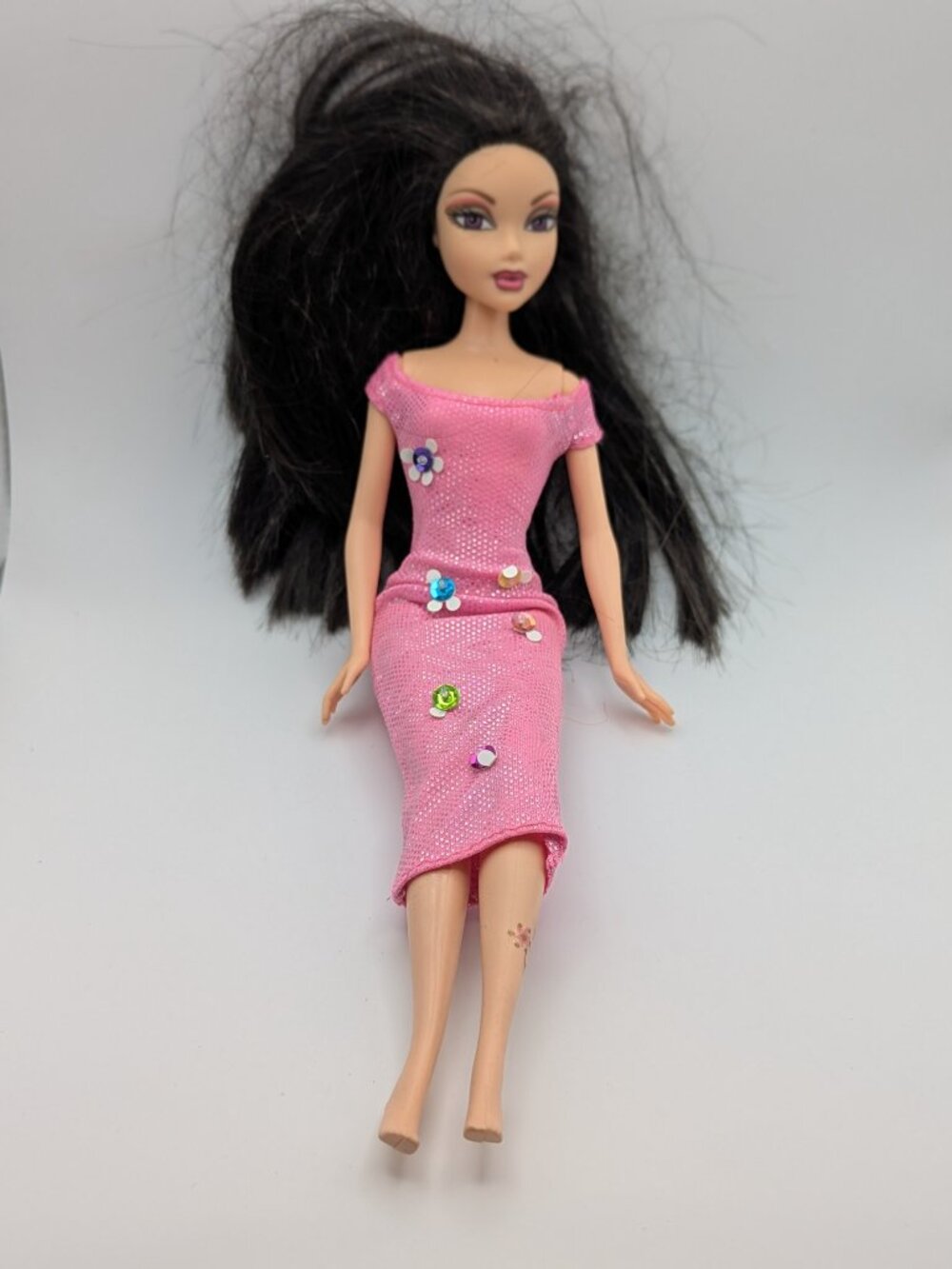 2000s Y2K My Scene Nolee Doll Pink Dress China